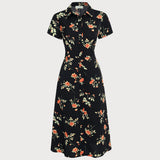 Gloria - Floral Midi Dress