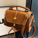 ALWINA™ - TRENDY CONTRAST STITCHING SHOULDER BAG