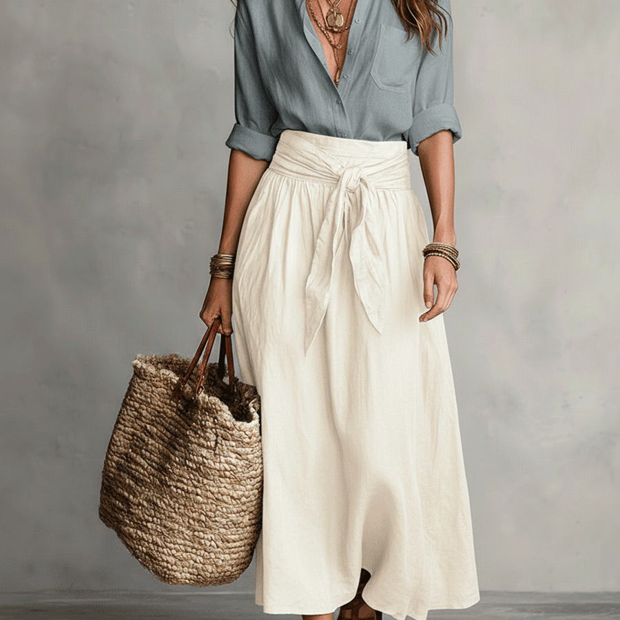 Effortless Elegance Boho Skirt Set