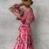 Luisa - Elegant Floral Dress