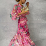 Luisa - Elegant Floral Dress