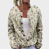 Camila - Elegant Floral Cardigan