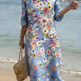 Brooke | Elegant Floral Dress