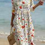 Nicole | Elegant Floral Dress