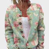 Vera - Elegant Floral Cardigan