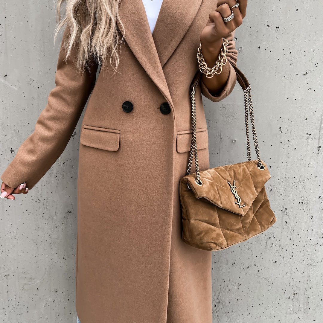 EVELYN - CLASSIC WINTER COAT WITH LAPELS