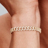 Cuban Moissanite Bracelet