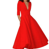 Laura - Elegant Midi Dress