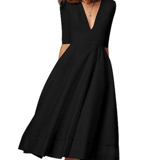 Laura - Elegant Midi Dress