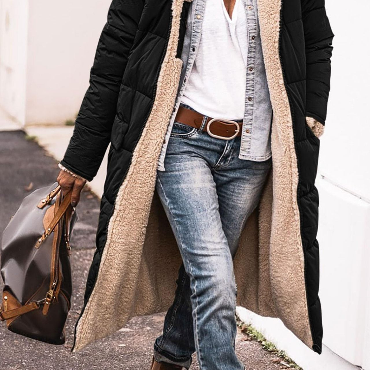 CELIA | REVERSIBLE WOOL-BLEND COAT