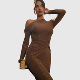 VIONNE | GLITTER MAXI DRESS
