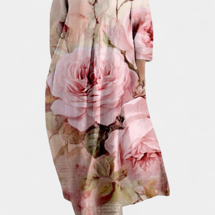 Ana - Elegant Floral Dress