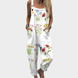 Mónica - Cozy Printed Jumpsuit