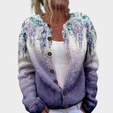 Inés - Elegant Floral Cardigan