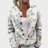 Juana - Elegant Floral Cardigan
