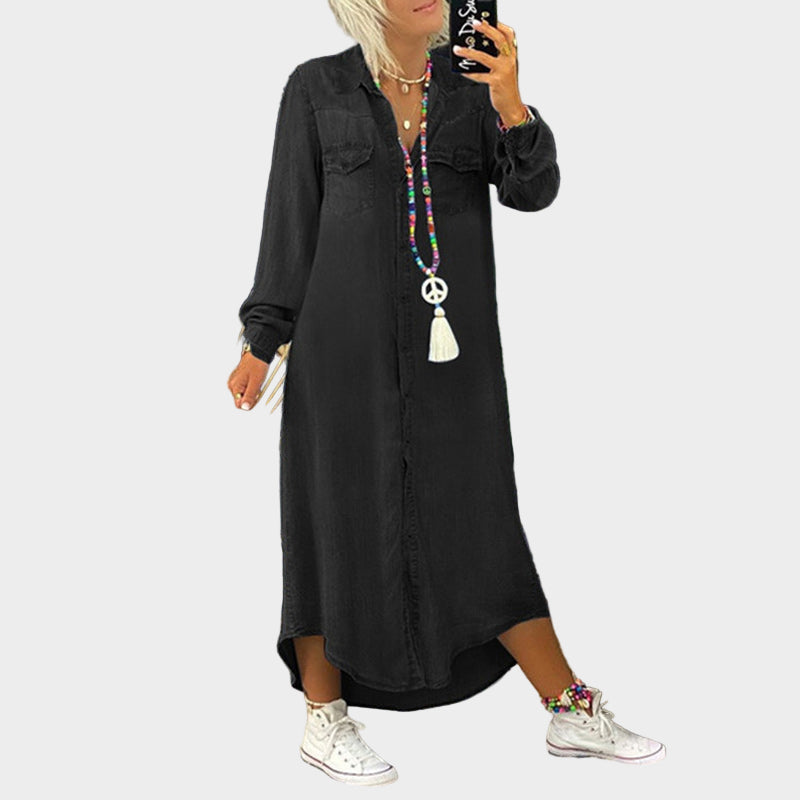 Mariana - Maxi Denim Dress
