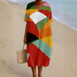 Daniela - Vestido Elegante Patchwork