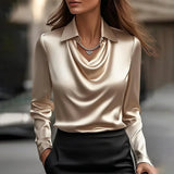 Inés - Elegant Satin Blouse