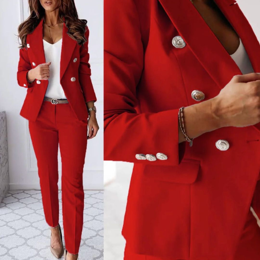ISMAY | REFINED DOUBLE-BREASTED SUIT