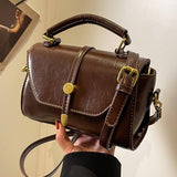ALWINA™ - TRENDY CONTRAST STITCHING SHOULDER BAG