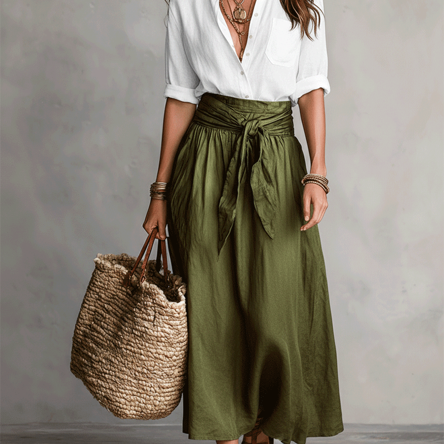 Effortless Elegance Boho Skirt Set