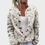 Margarita - Elegant Floral Cardigan