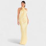 Soleil - Elegant Halter Dress