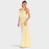 Soleil - Elegant Halter Dress