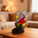 COLORFLY | Színes asztali lámpa pillangó mintával