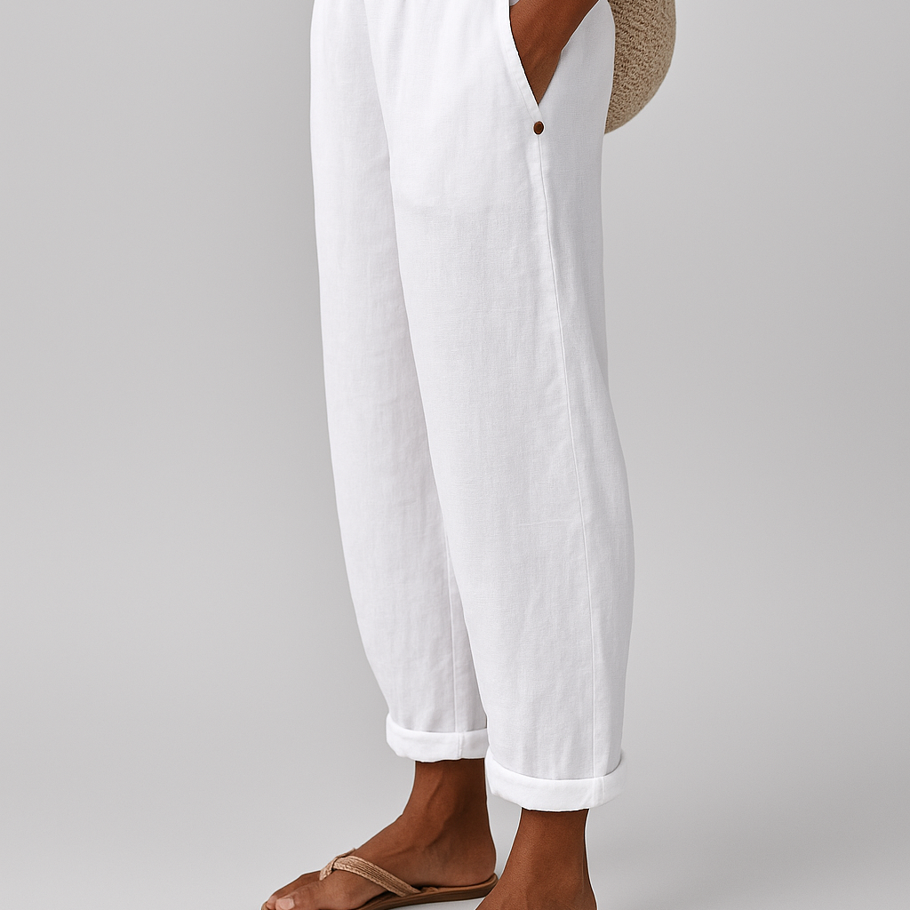 NORAYA | STYLISH PANTS WITH SIDE POCKETS