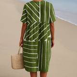 Eira - Vestido Geométrico Elegante