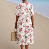 Silvia - Vestido Floral Vintage