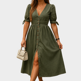 Mariana - Elegant Denim Dress