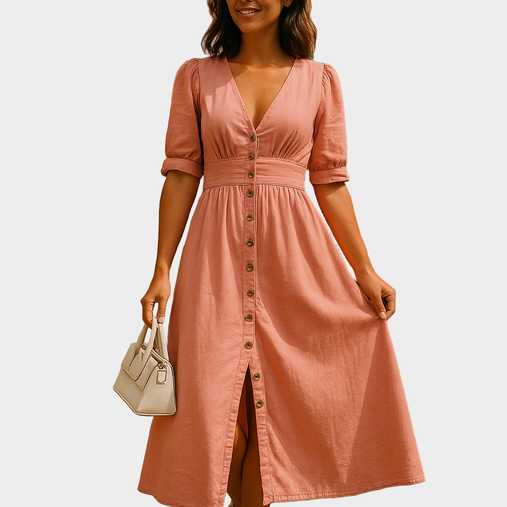 Mariana - Elegant Denim Dress