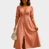 Mariana - Elegant Denim Dress