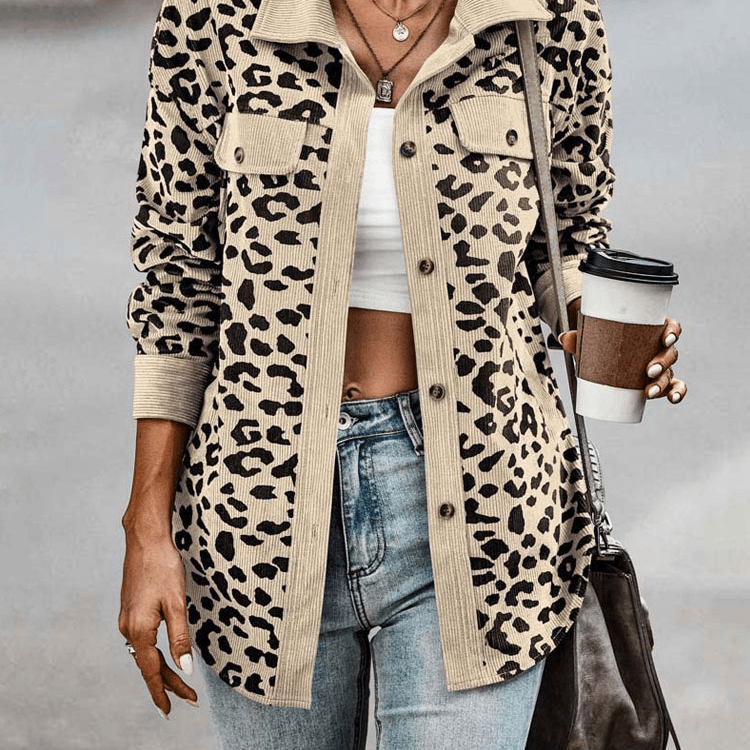 CYNARA | LEOPARD PRINT JACKET