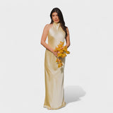 Marina - Elegant Satin Dress