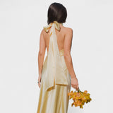 Marina - Elegant Satin Dress