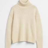 MELIORA | LOOSE-FIT ROLL-NECK KNIT SWEATER