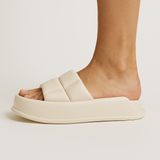 Handmade Sheepskin Leather Platform Sandals