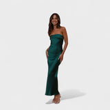 Carmen - Elegant Satin Dress