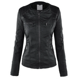 YSOLDE | LEATHER HOODED JACKET