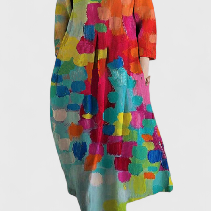 Ana - Elegant Floral Dress