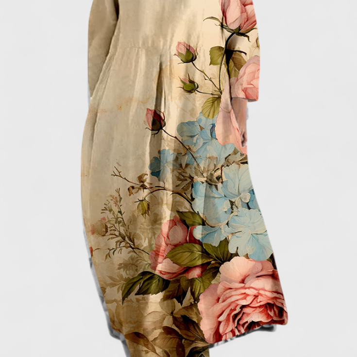 Ana - Elegant Floral Dress