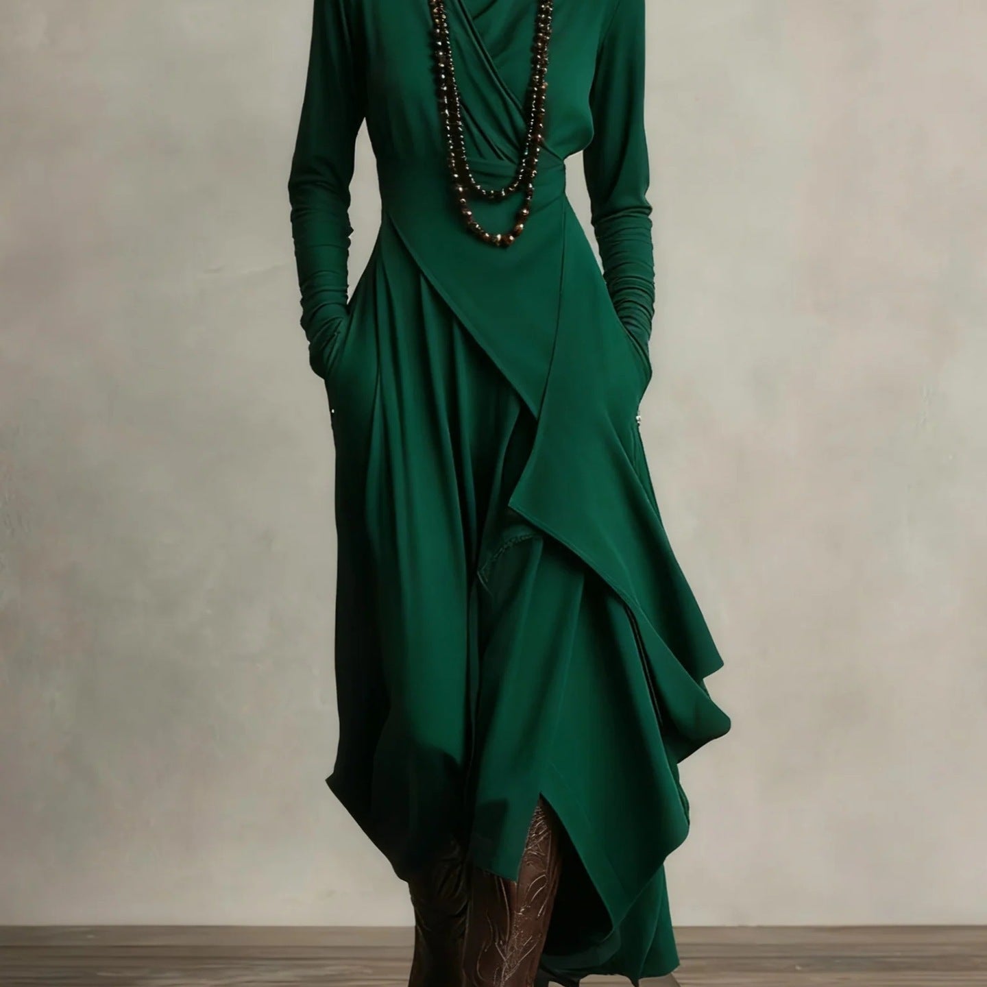 Lunori™ | Natalia Knit Maxi Dress