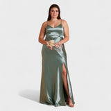 Lucía - Long Satin Dress