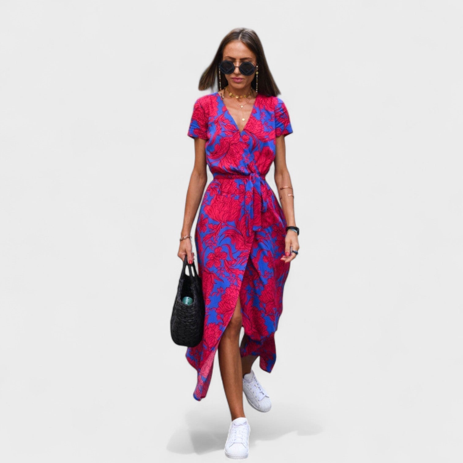 Pink Lily - Elegant Bohemian Dress