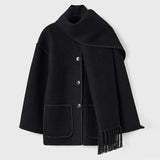 ZYRA | FRINGED SCARF JACKET