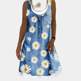 Mariana - Elegant Denim Dress