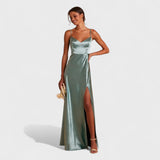 Lucía - Long Satin Dress